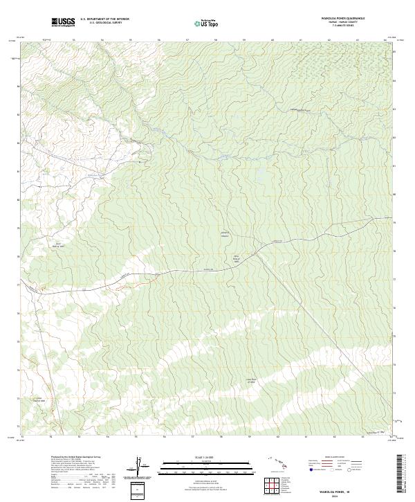 Waikoloa Ponds, HI — USGS 7.5-minute topo (2024)