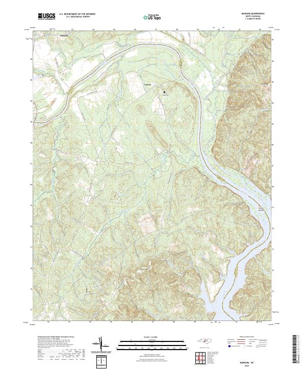 Mangum, NC — USGS 7.5-minute topo (2022)