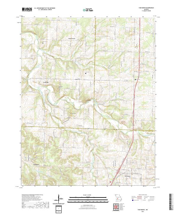 Fair Grove, MO — USGS 7.5-minute topo (2021)