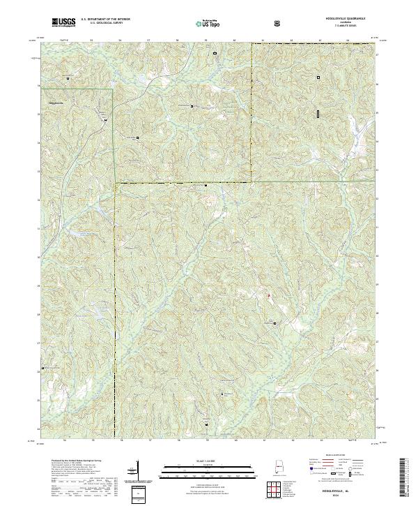 Hogglesville, AL — USGS 7.5-minute topo (2024)
