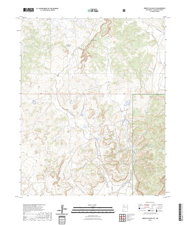 Arroyo Chijuillita, NM — USGS 7.5-minute topo (2023)