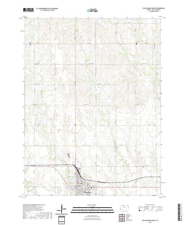 Phillipsburg North, KS — USGS 7.5-minute topo (2022)