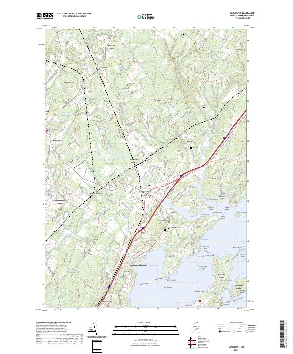 Yarmouth, ME — USGS 7.5-minute topo (2024)