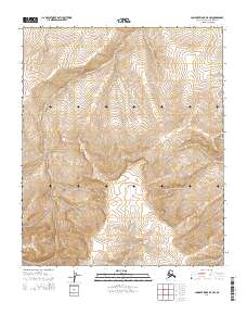 Lookout Ridge B-5 NW, AK — USGS 7.5-minute topo (2014)