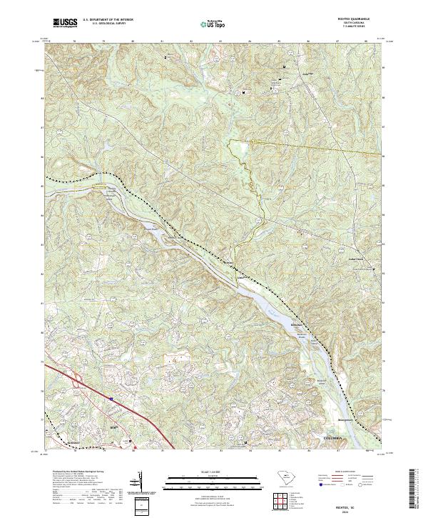 Richtex, SC — USGS 7.5-minute topo (2024)