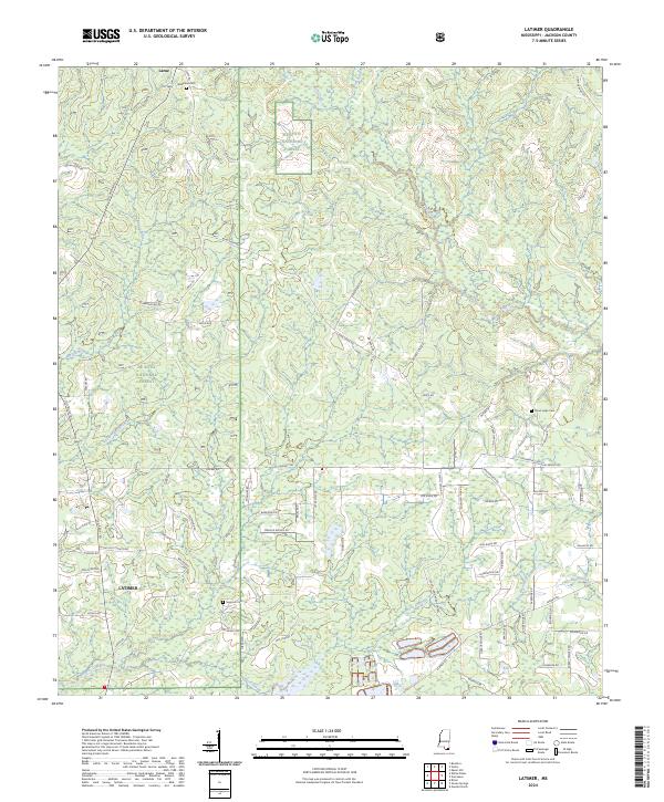 Latimer, MS — USGS 7.5-minute topo (2024)