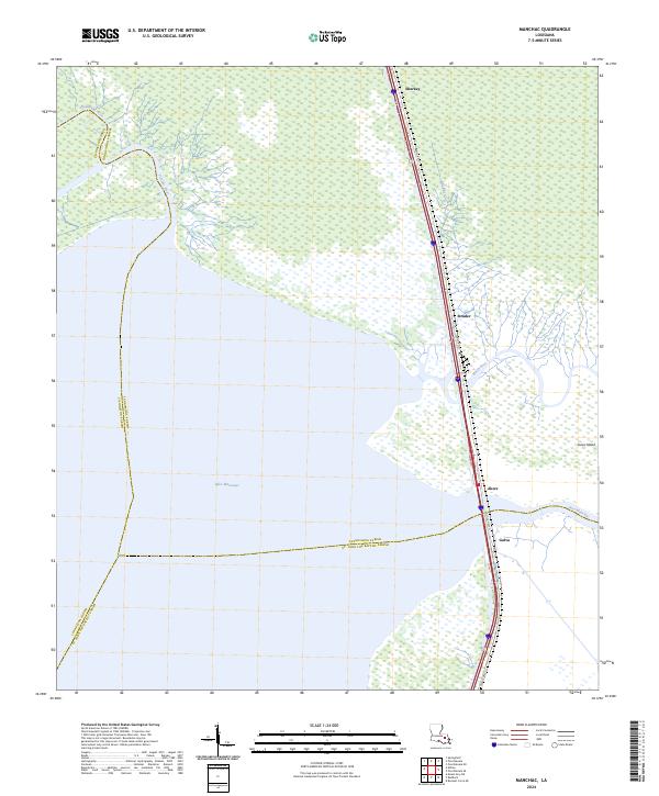 Manchac, LA — USGS 7.5-minute topo (2024)