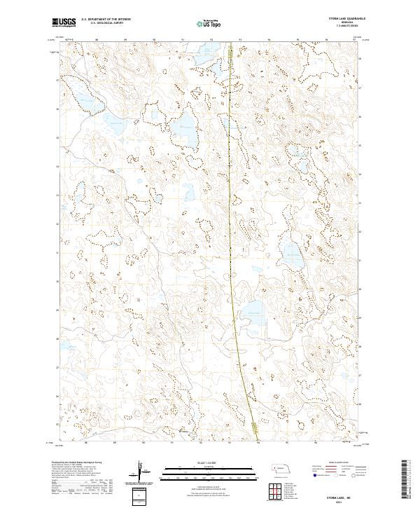 Storm Lake, NE — USGS 7.5-minute topo (2021)
