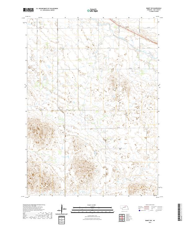 Emmet NW, NE — USGS 7.5-minute topo (2021)