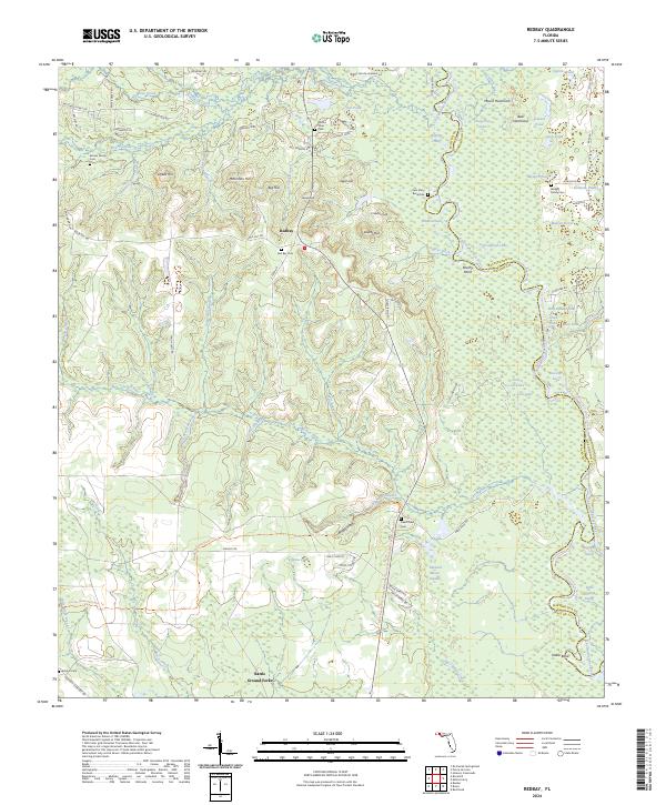 Redbay, FL — USGS 7.5-minute topo (2024)