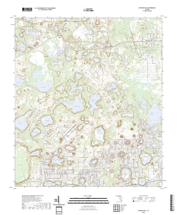 Putnam Hall, FL — USGS 7.5-minute topo (2024)