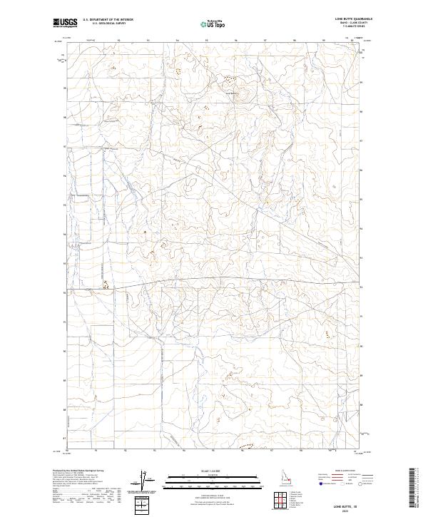 Lone Butte, ID — USGS 7.5-minute topo (2023)
