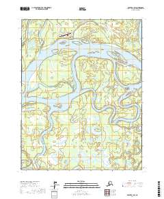 Beaver B-1 SW, AK — USGS 7.5-minute topo (2017)