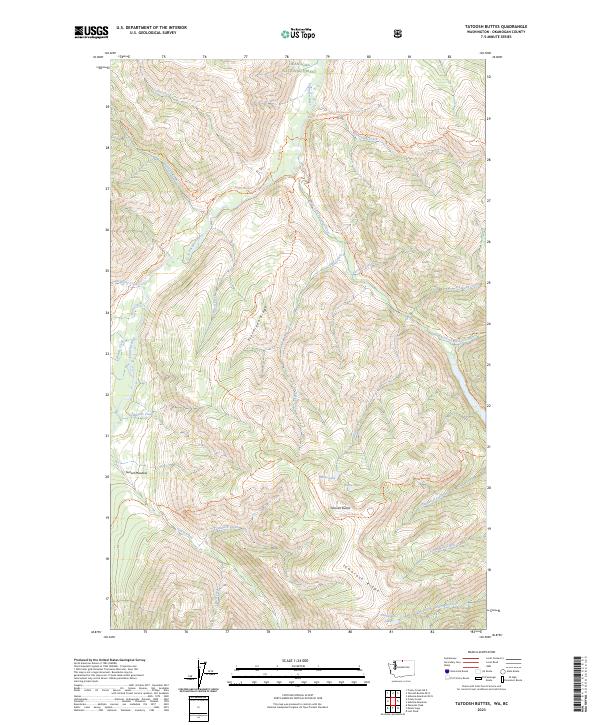 Tatoosh Buttes, WA-BC — USGS 7.5-minute topo (2023)