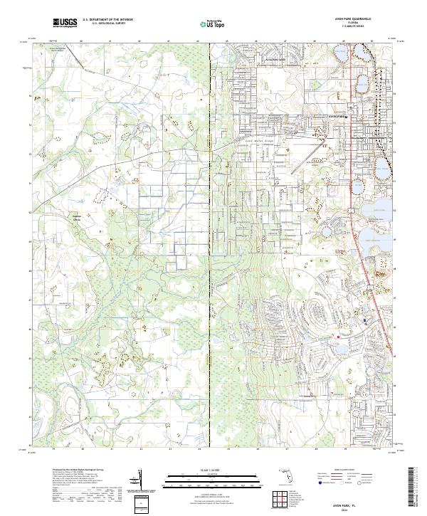 Avon Park, FL — USGS 7.5-minute topo (2024)