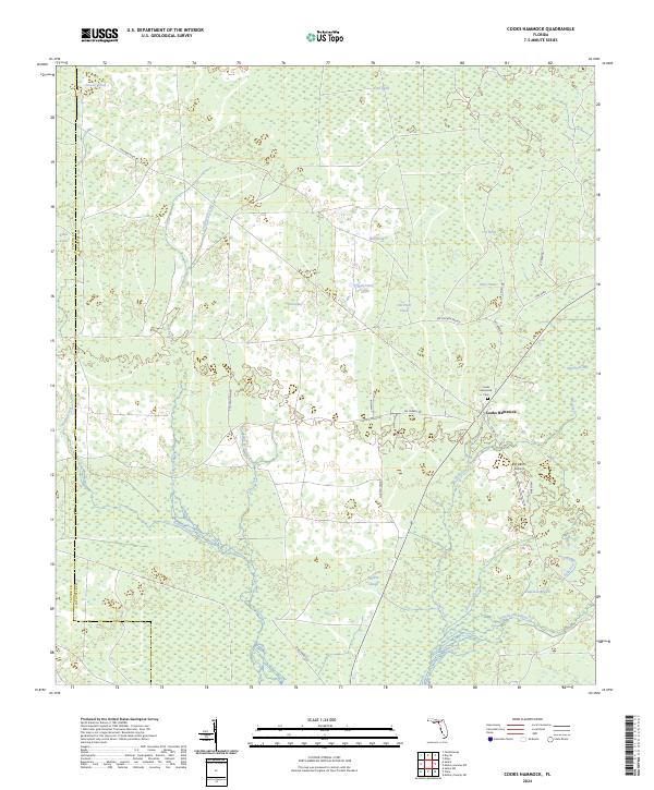 Cooks Hammock, FL — USGS 7.5-minute topo (2024)