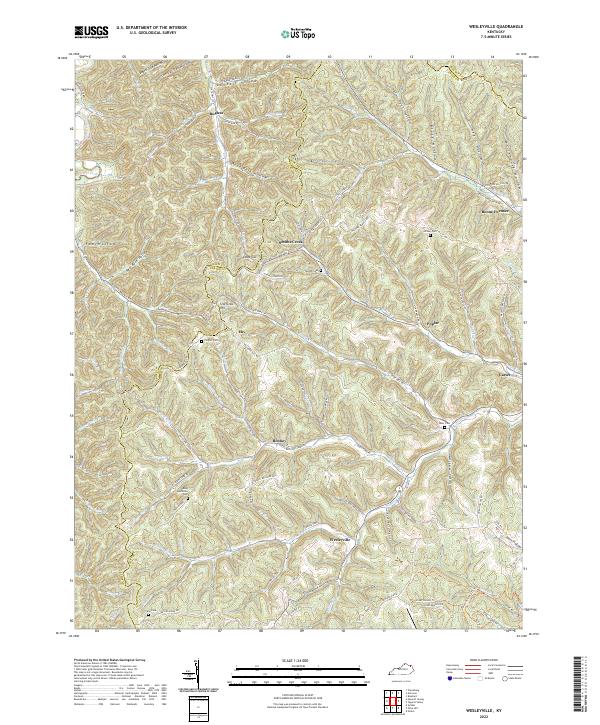 Wesleyville, KY — USGS 7.5-minute topo (2022)