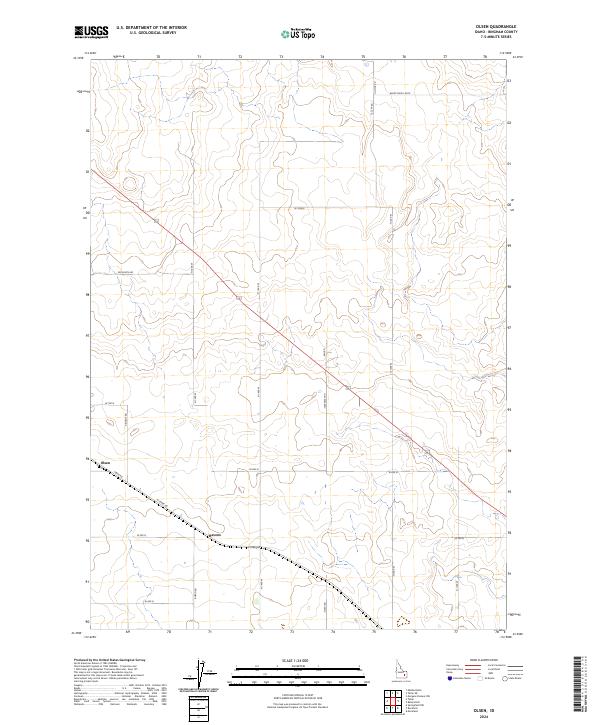 Olsen, ID — USGS 7.5-minute topo (2024)