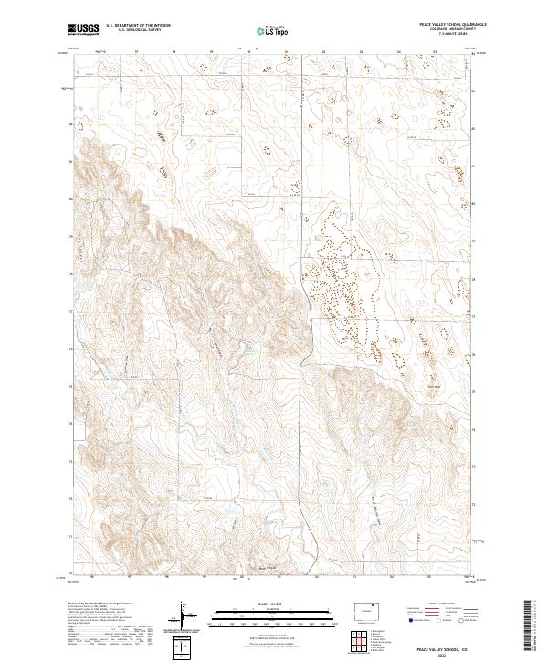 Peace Valley School, CO — USGS 7.5-minute topo (2022)