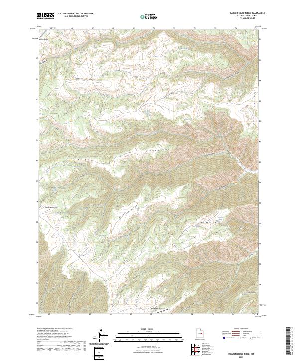 Summerhouse Ridge, UT — USGS 7.5-minute topo (2023)