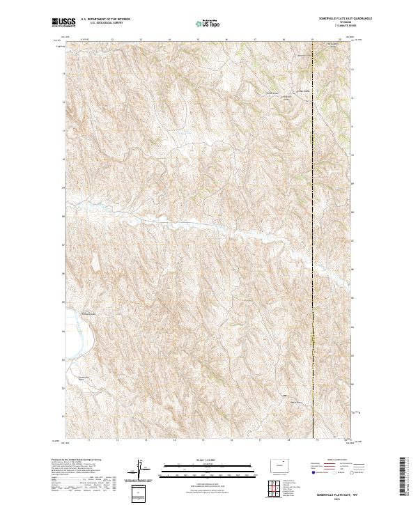 Somerville Flats East, WY — USGS 7.5-minute topo (2021)