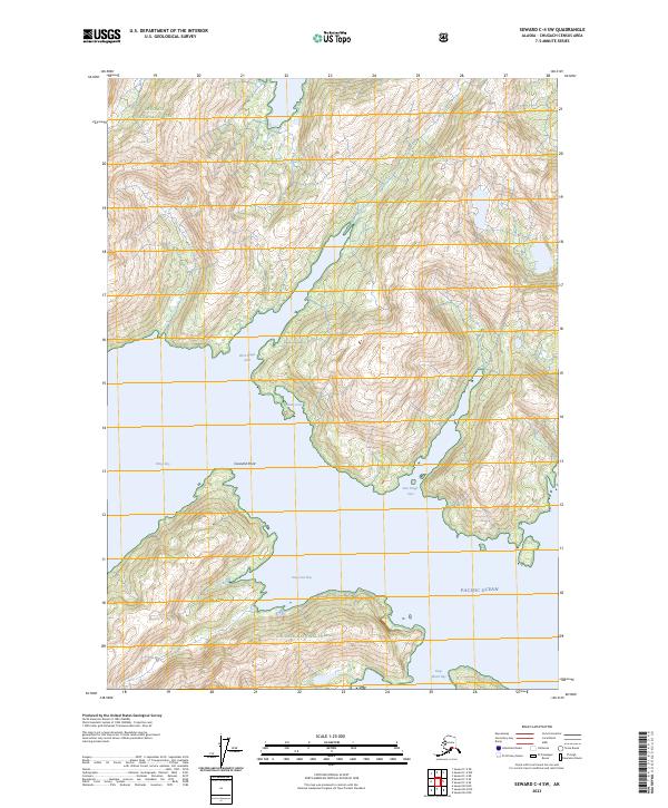 Seward C-4 SW, AK — USGS 7.5-minute topo (2023)