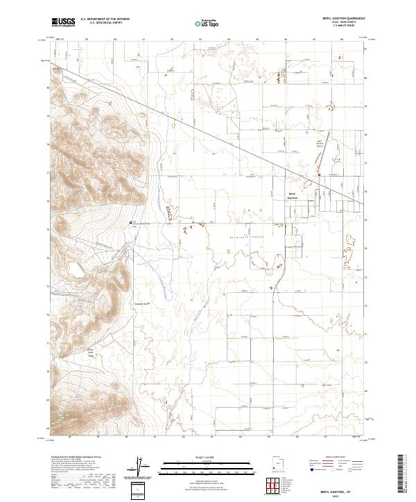 Beryl Junction, UT — USGS 7.5-minute topo (2023)