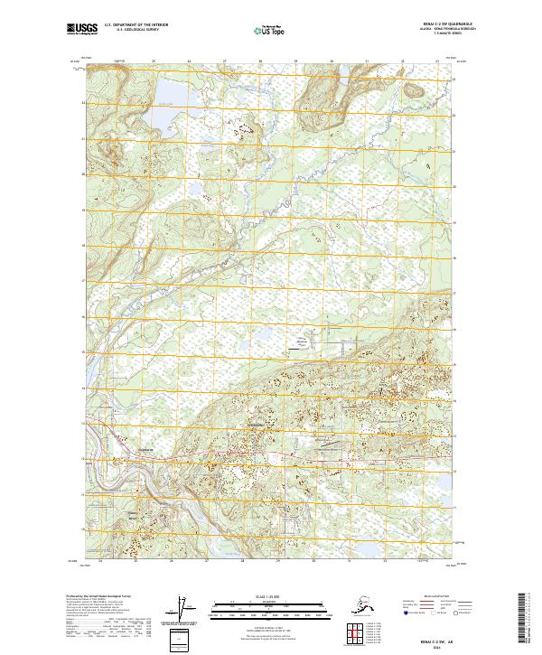 Kenai C-2 SW, AK — USGS 7.5-minute topo (2024)