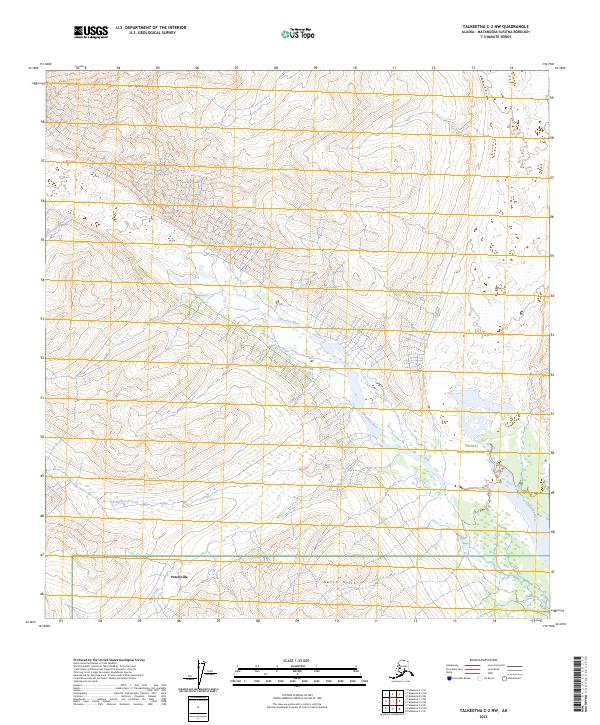 Talkeetna C-2 NW, AK — USGS 7.5-minute topo (2023)