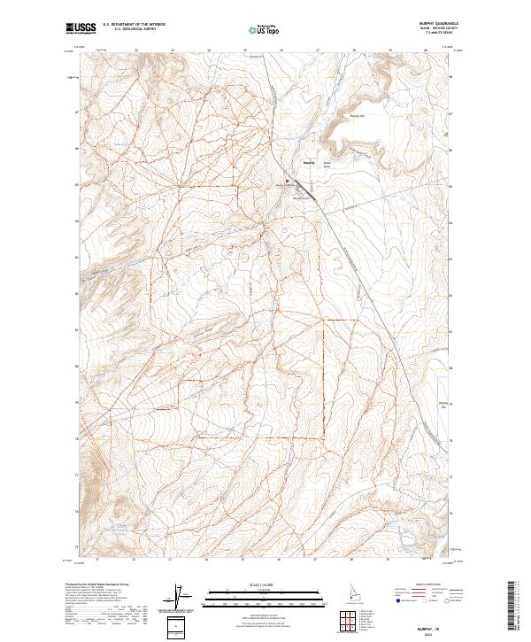 Murphy, ID — USGS 7.5-minute topo (2023)