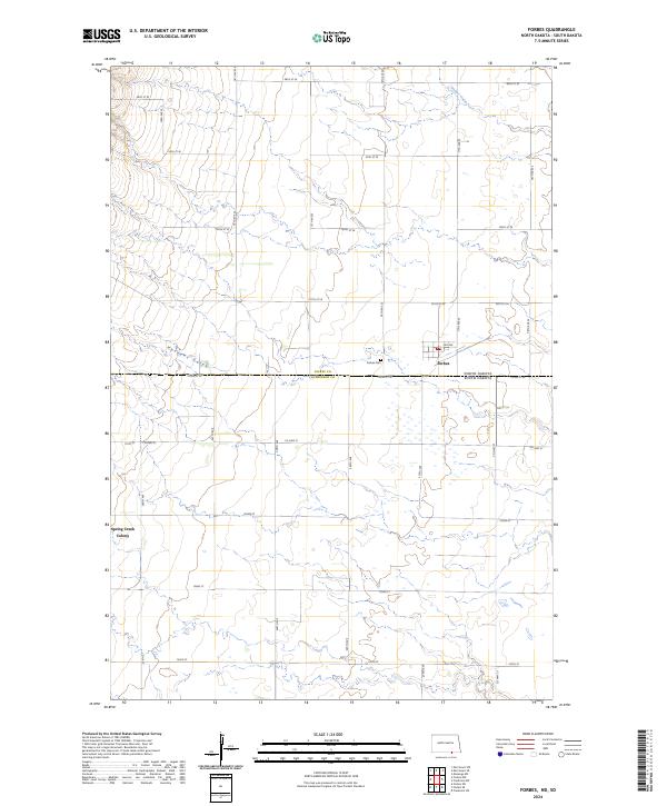 Forbes, ND-SD — USGS 7.5-minute topo (2024)