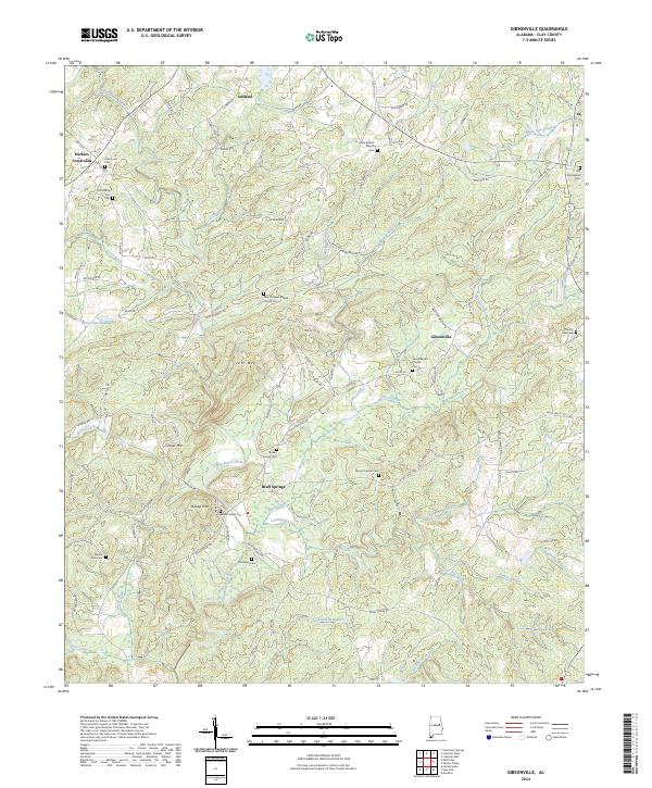 Gibsonville, AL — USGS 7.5-minute topo (2024)