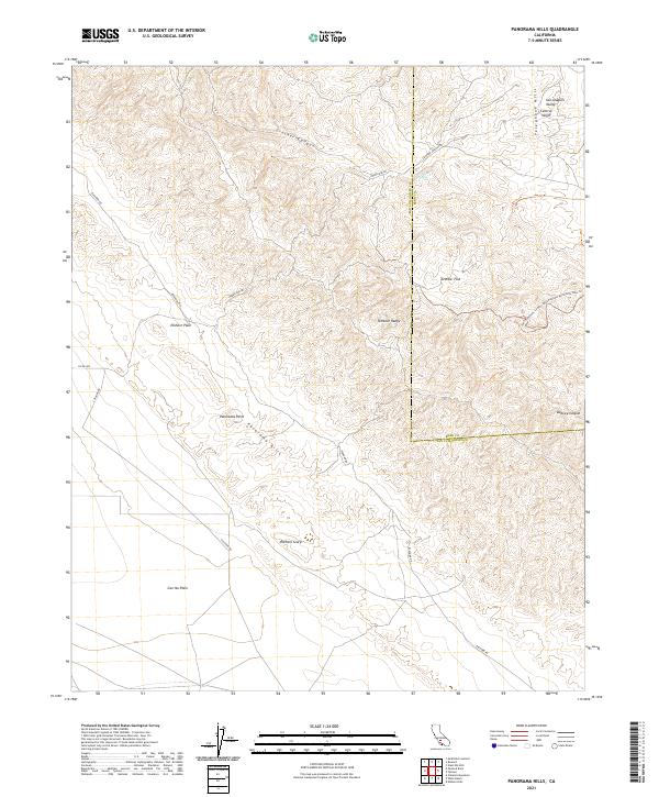 Panorama Hills, CA — USGS 7.5-minute topo (2021)