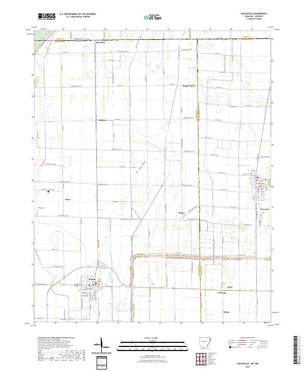 Leachville, AR-MO — USGS 7.5-minute topo (2024)