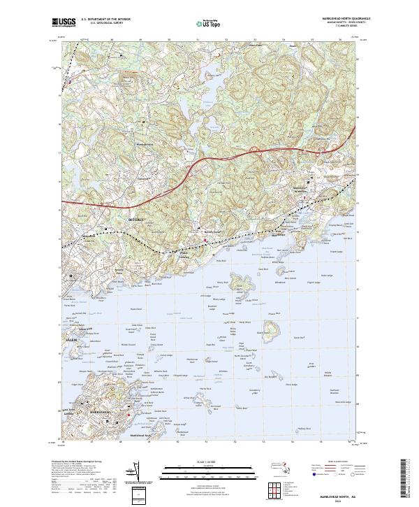Marblehead North, MA — USGS 7.5-minute topo (2024)