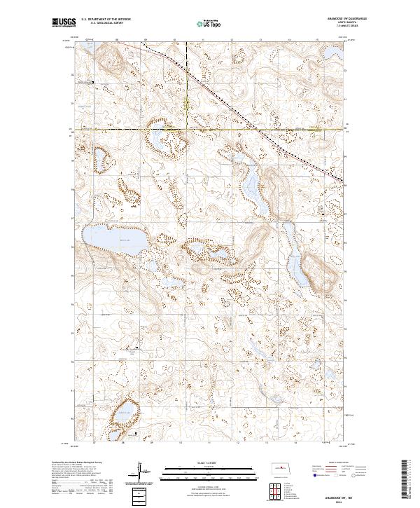 Anamoose SW, ND — USGS 7.5-minute topo (2024)