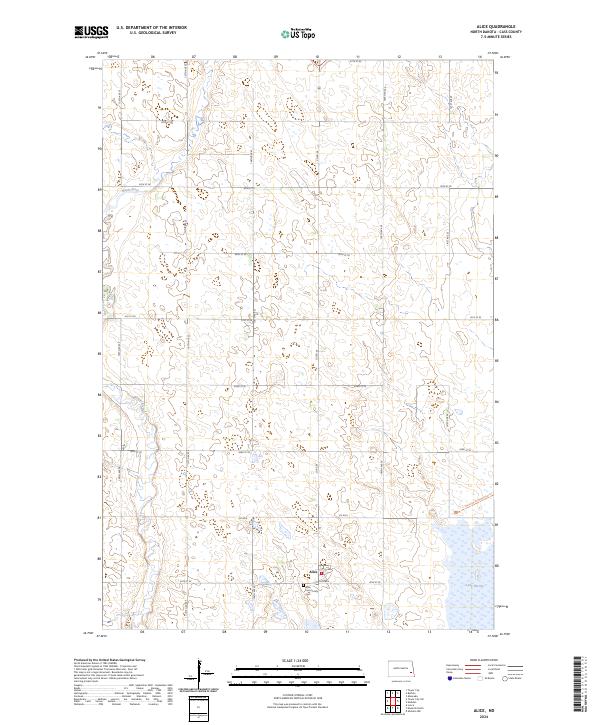 Alice, ND — USGS 7.5-minute topo (2024)