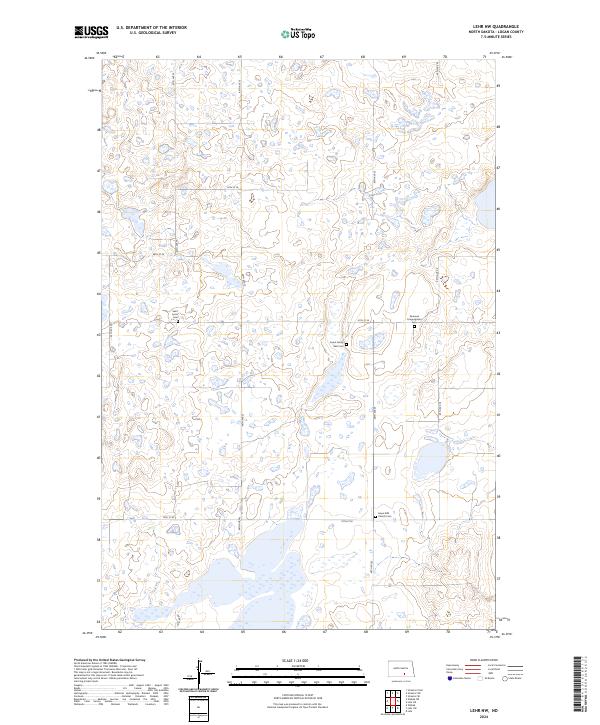 Lehr NW, ND — USGS 7.5-minute topo (2024)