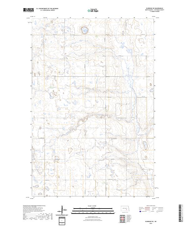 Eldridge SW, ND — USGS 7.5-minute topo (2024)