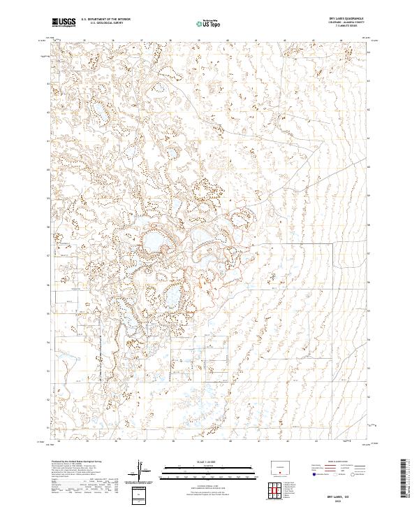 Dry Lakes, CO — USGS 7.5-minute topo (2022)