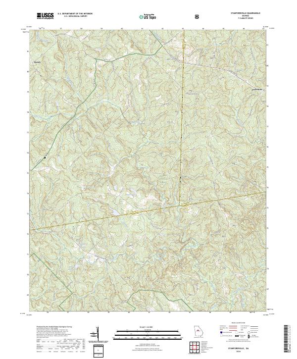 Stanfordville, GA — USGS 7.5-minute topo (2024)