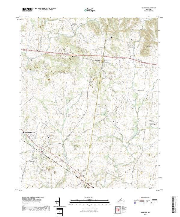 Pembroke, KY — USGS 7.5-minute topo (2022)