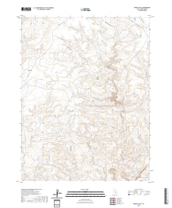 Horse Valley, UT — USGS 7.5-minute topo (2023)