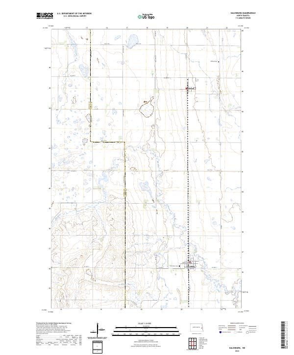 Galesburg, ND — USGS 7.5-minute topo (2024)