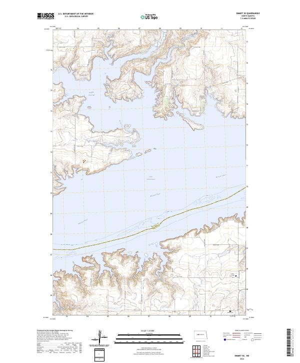 Emmet SE, ND — USGS 7.5-minute topo (2024)