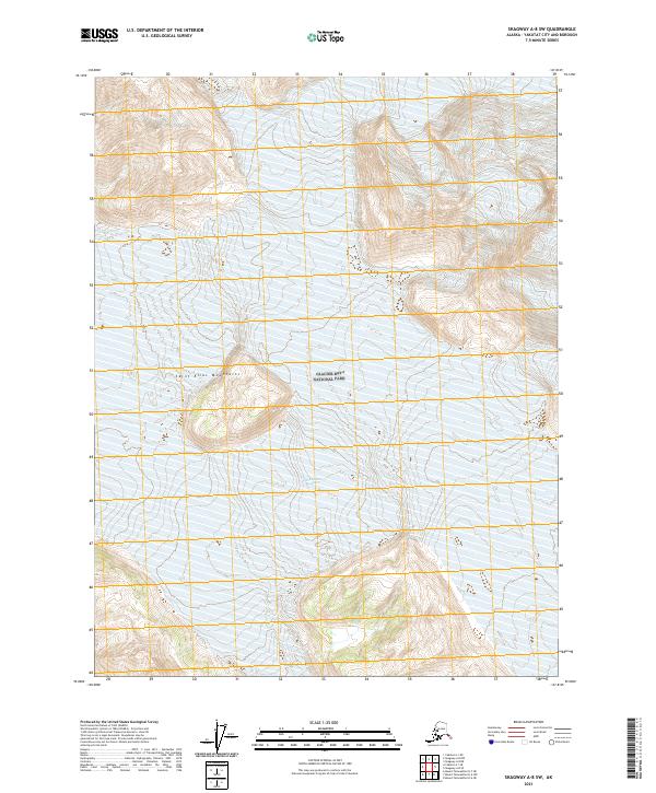 Skagway A-8 SW, AK — USGS 7.5-minute topo (2021)