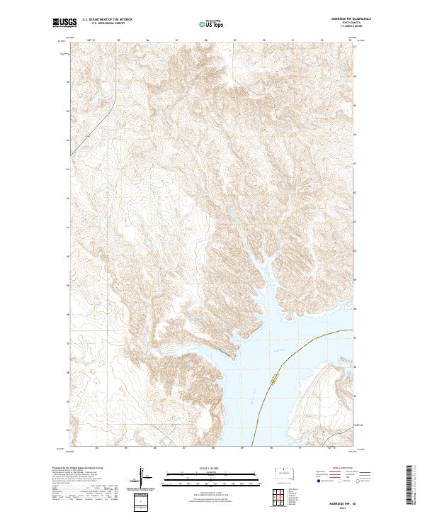 Mobridge NW, SD — USGS 7.5-minute topo (2021)