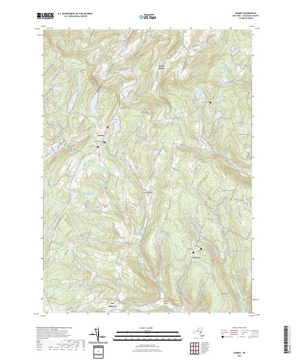Summit, NY — USGS 7.5-minute topo (2023)