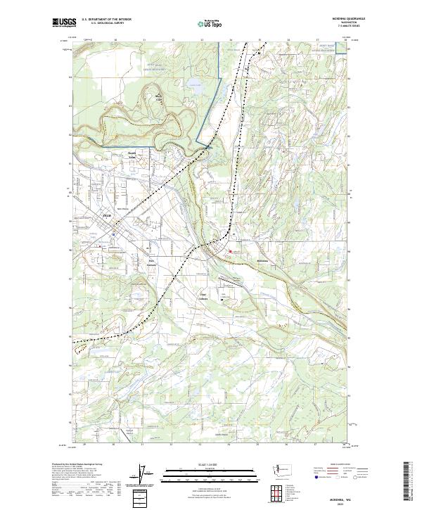 McKenna, WA — USGS 7.5-minute topo (2023)