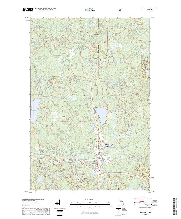 Watersmeet, MI — USGS 7.5-minute topo (2023)
